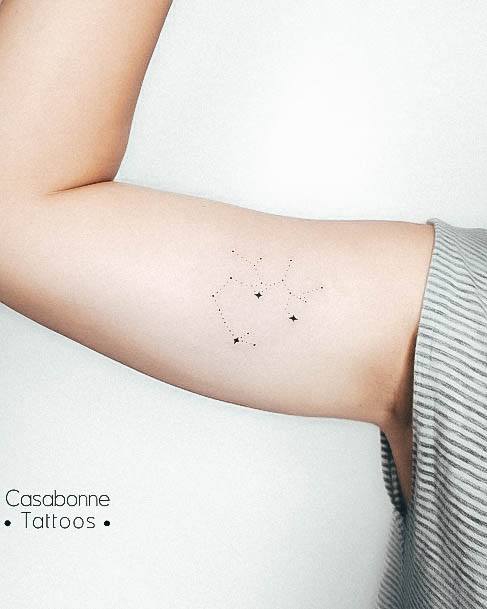 Coolest Womens Constellation Tattoos