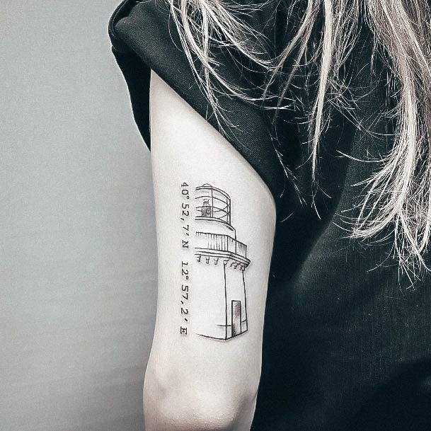 Coolest Womens Coordinates Tattoos