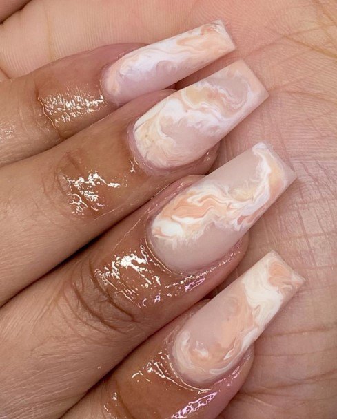 Coolest Womens Cream Nails