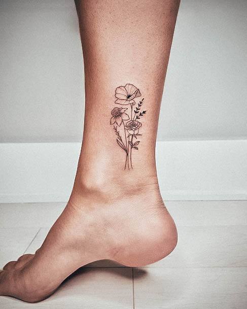 Coolest Womens Daffodil Tattoos