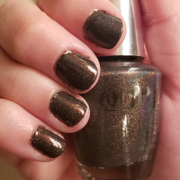 Coolest Womens Dark Brown Nails