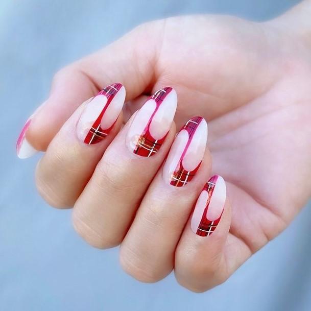 Coolest Womens Deep Red Nails