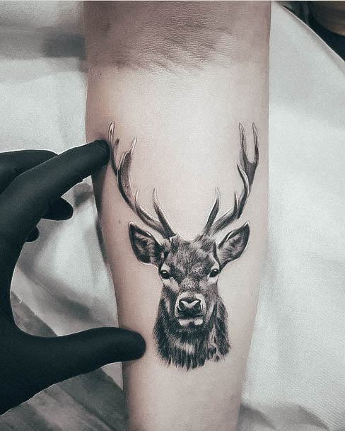 Coolest Womens Deer Tattoos