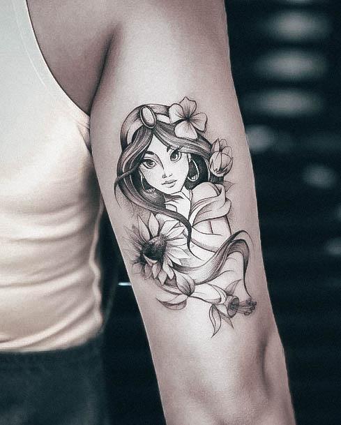 Coolest Womens Disney Princess Tattoos