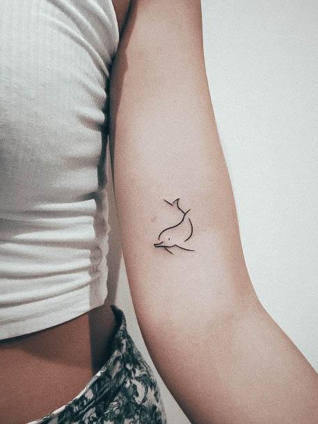 Coolest Womens Dolphin Tattoos