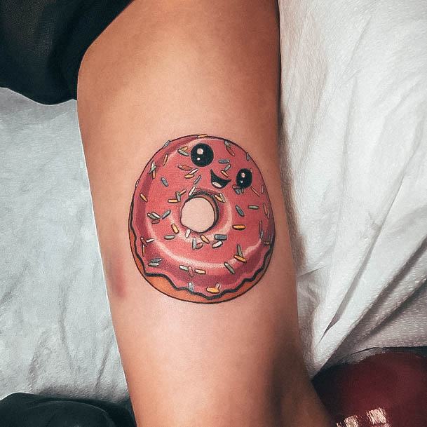 Coolest Womens Donut Tattoos