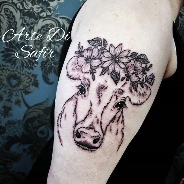 Coolest Womens Farm Tattoos