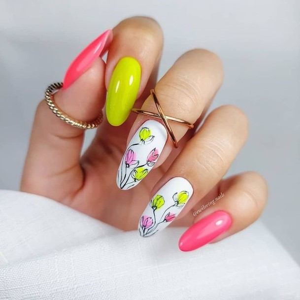 Coolest Womens Festival Nails