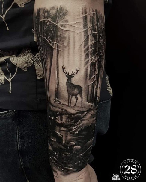 Coolest Womens Forest Tattoos