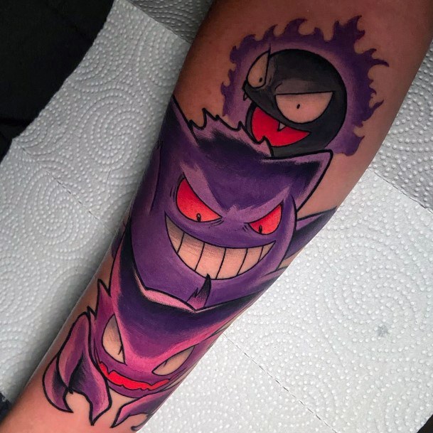 Coolest Womens Gengar Tattoos