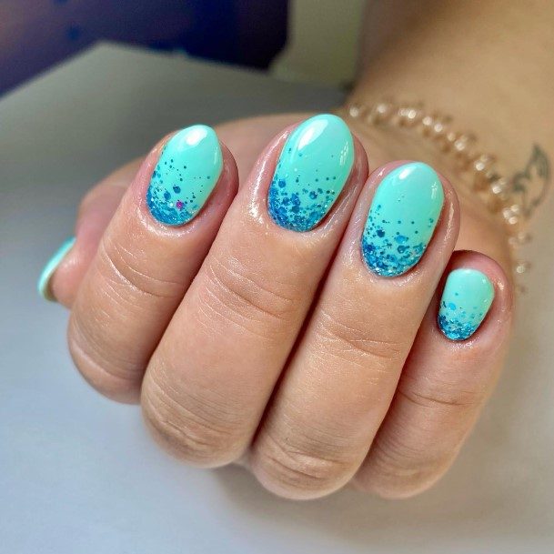 Coolest Womens Glitter Ombre Nails