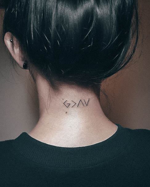 Coolest Womens God Is Greater Than The Highs And Lows Tattoos