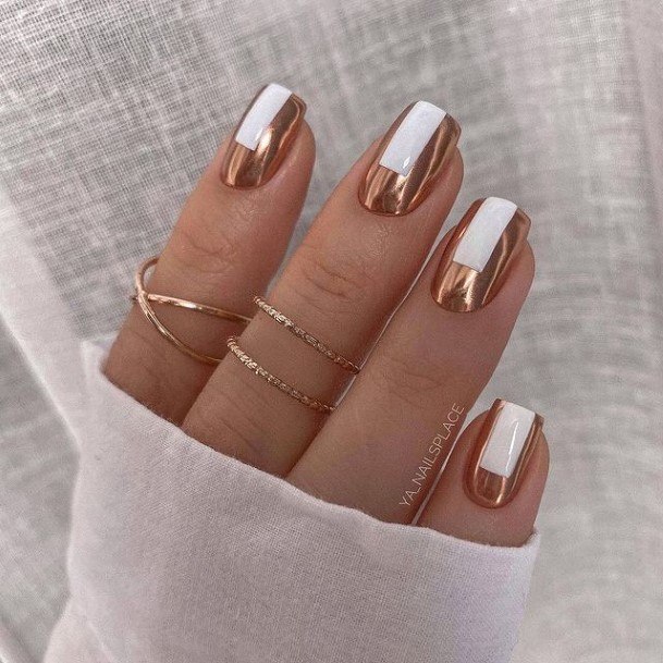 Coolest Womens Gold Nails