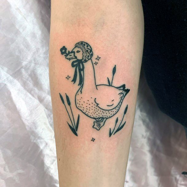 Coolest Womens Goose Tattoos