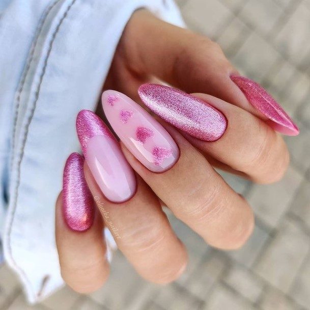 Coolest Womens Heart Nails