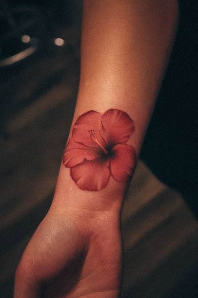 Coolest Womens Hibiscus Tattoos