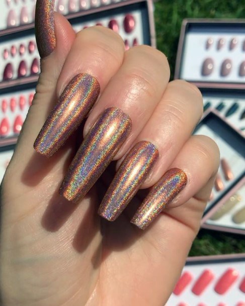 Coolest Womens Holographic Nails