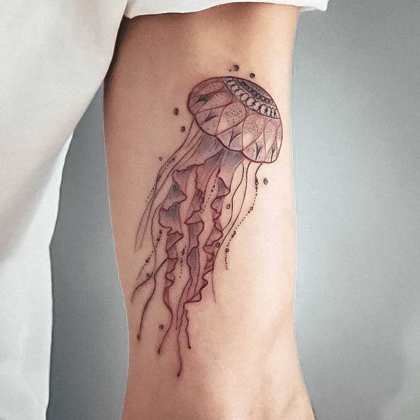 Coolest Womens Jellyfish Tattoos