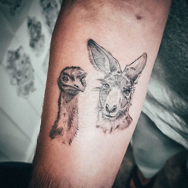 Coolest Womens Kangaroo Tattoos