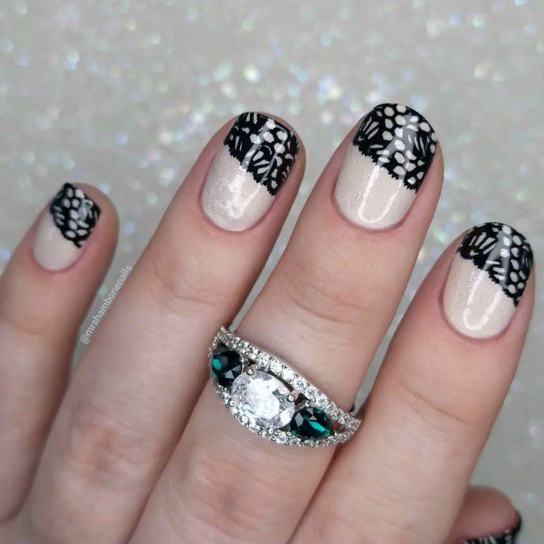 Coolest Womens Lace Nails