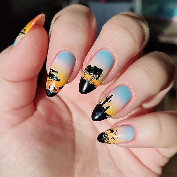 Coolest Womens Landscape Nails