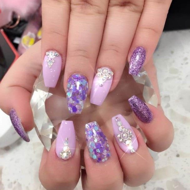 Coolest Womens Lilac Nails