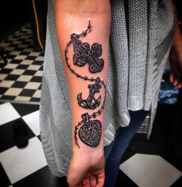 Coolest Womens Locket Tattoos