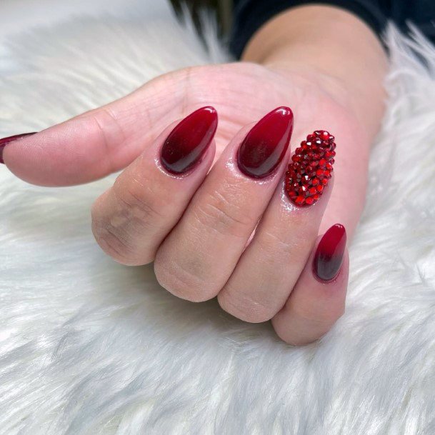 Coolest Womens Maroon Nails