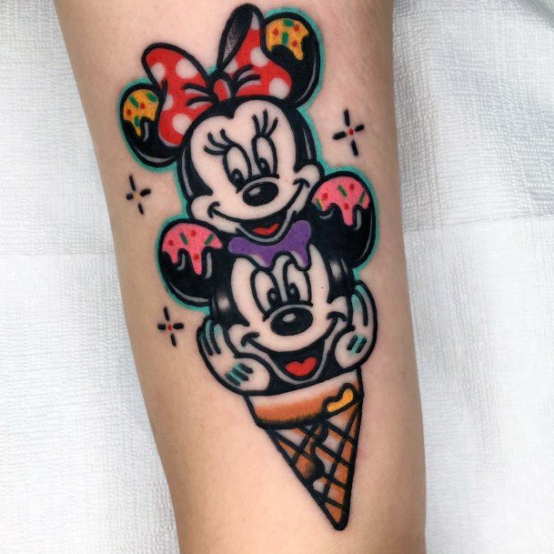 Coolest Womens Mickey Mouse Tattoos