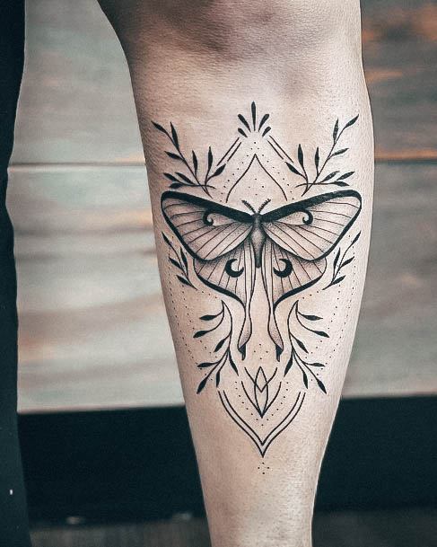 Coolest Womens Moth Tattoos