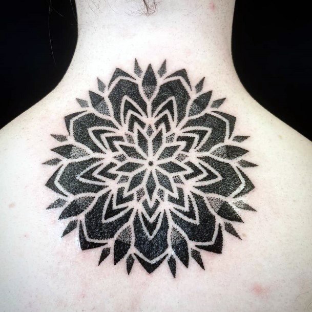 Coolest Womens Negative Space Tattoos