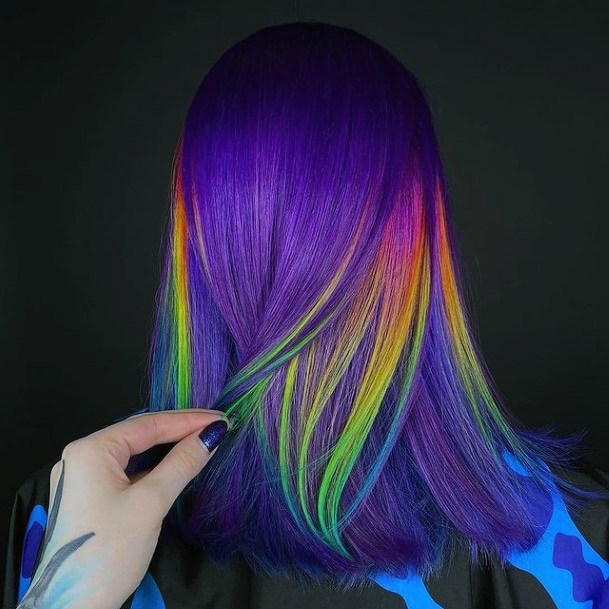 Coolest Womens Neon Hairstyless