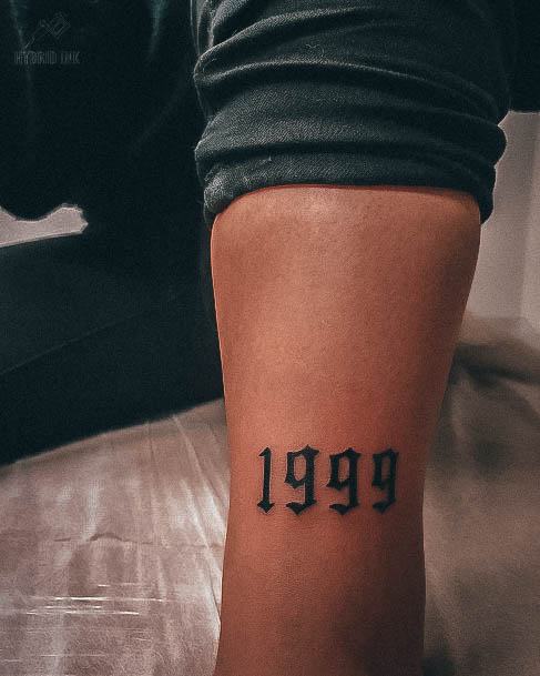 Coolest Womens Number Tattoos