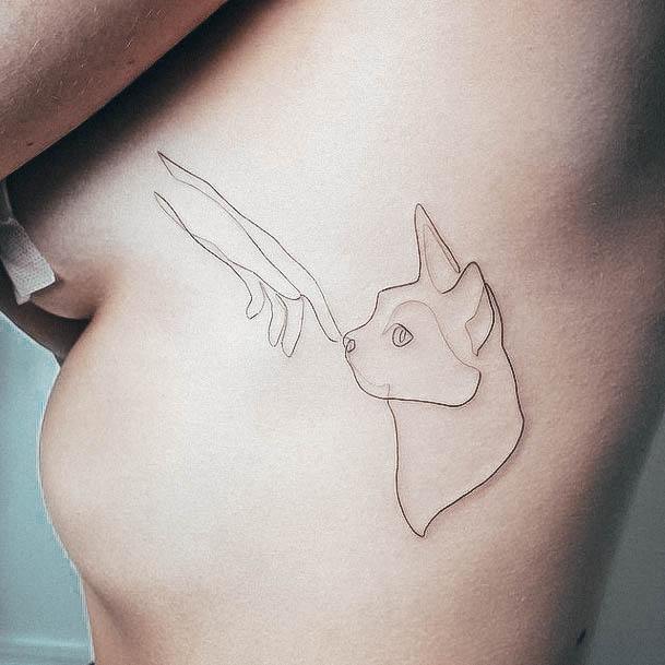 Coolest Womens Outline Tattoos
