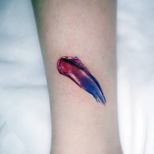 Coolest Womens Palette Texture Tattoos