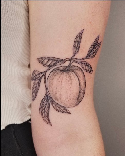 Coolest Womens Peach Tattoos