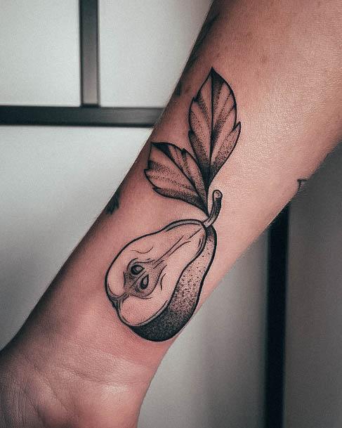 Coolest Womens Pear Tattoos