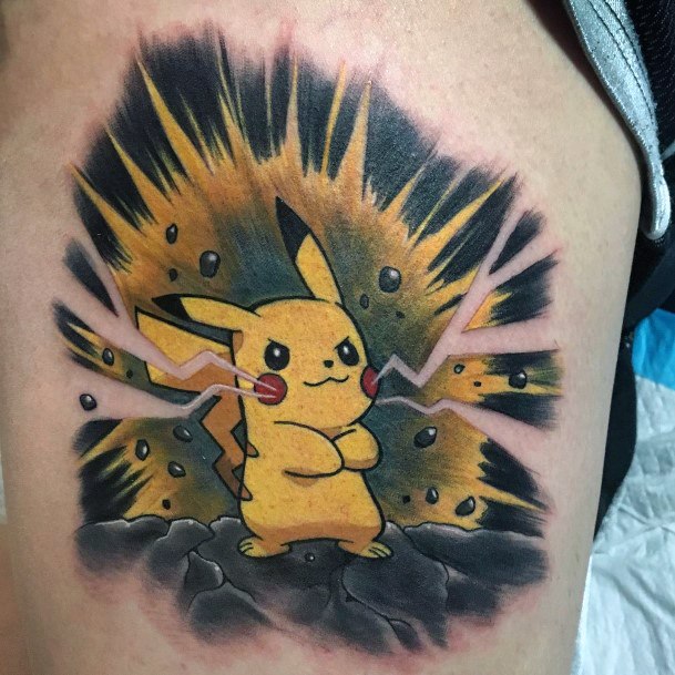 Coolest Womens Pikachu Tattoos