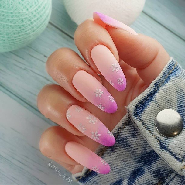 Coolest Womens Pink Ombre Nails