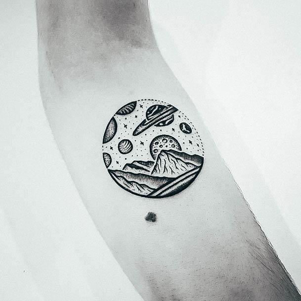 Coolest Womens Planet Tattoos