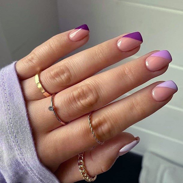 Coolest Womens Purple Dress Nails