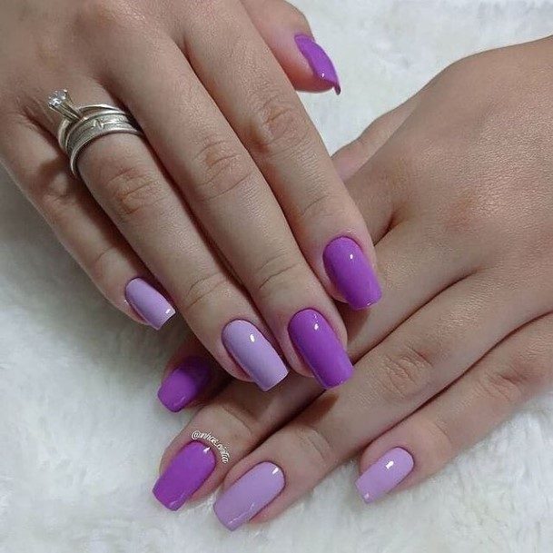 Coolest Womens Purple Nails