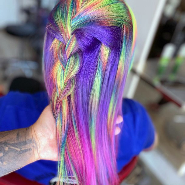 Coolest Womens Rainbow Hairstyless