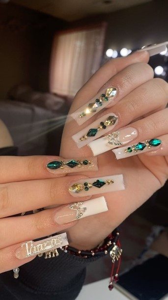 Coolest Womens Rhinestone Nails