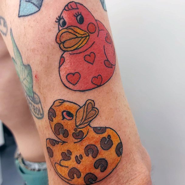 Coolest Womens Rubber Duck Tattoos