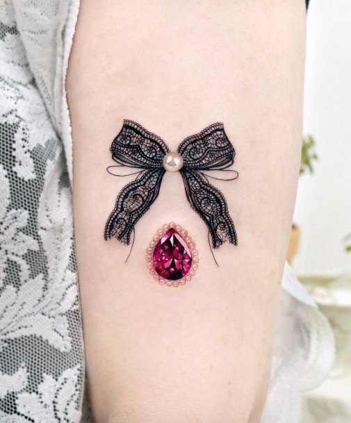 Coolest Womens Ruby Tattoos