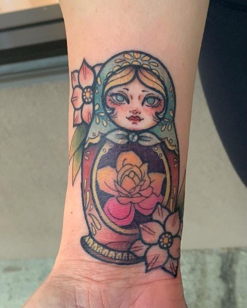 Coolest Womens Russian Nesting Doll Matryoshka Tattoos