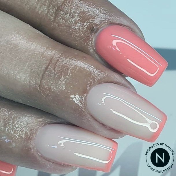 Coolest Womens Salmon Nails