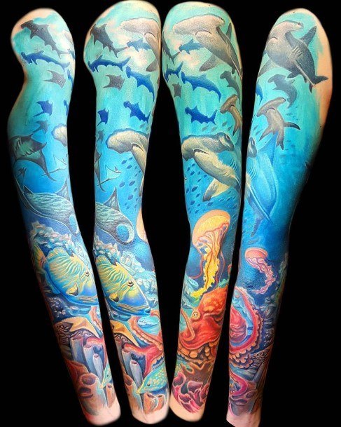 Coolest Womens Shark Tattoos