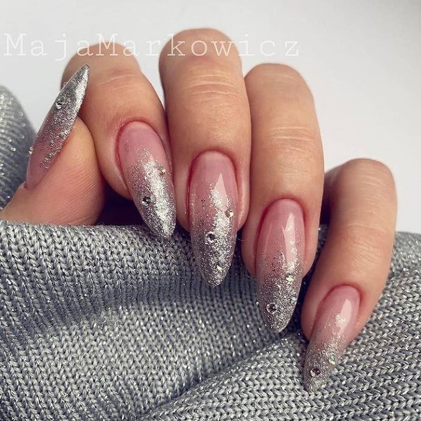 Coolest Womens Silver Nails